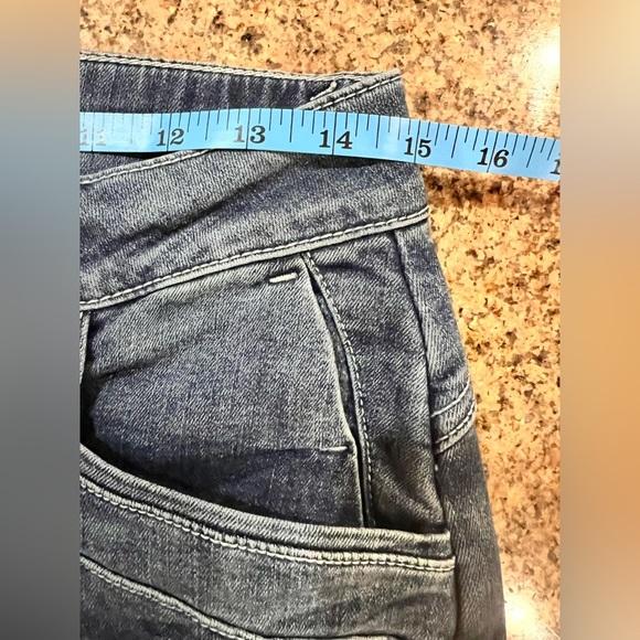 WIT & WISDOM Seamed High Waist Ankle Straight Leg Jeans In Bl-blue Size 6 NWOT - Picture 4 of 11